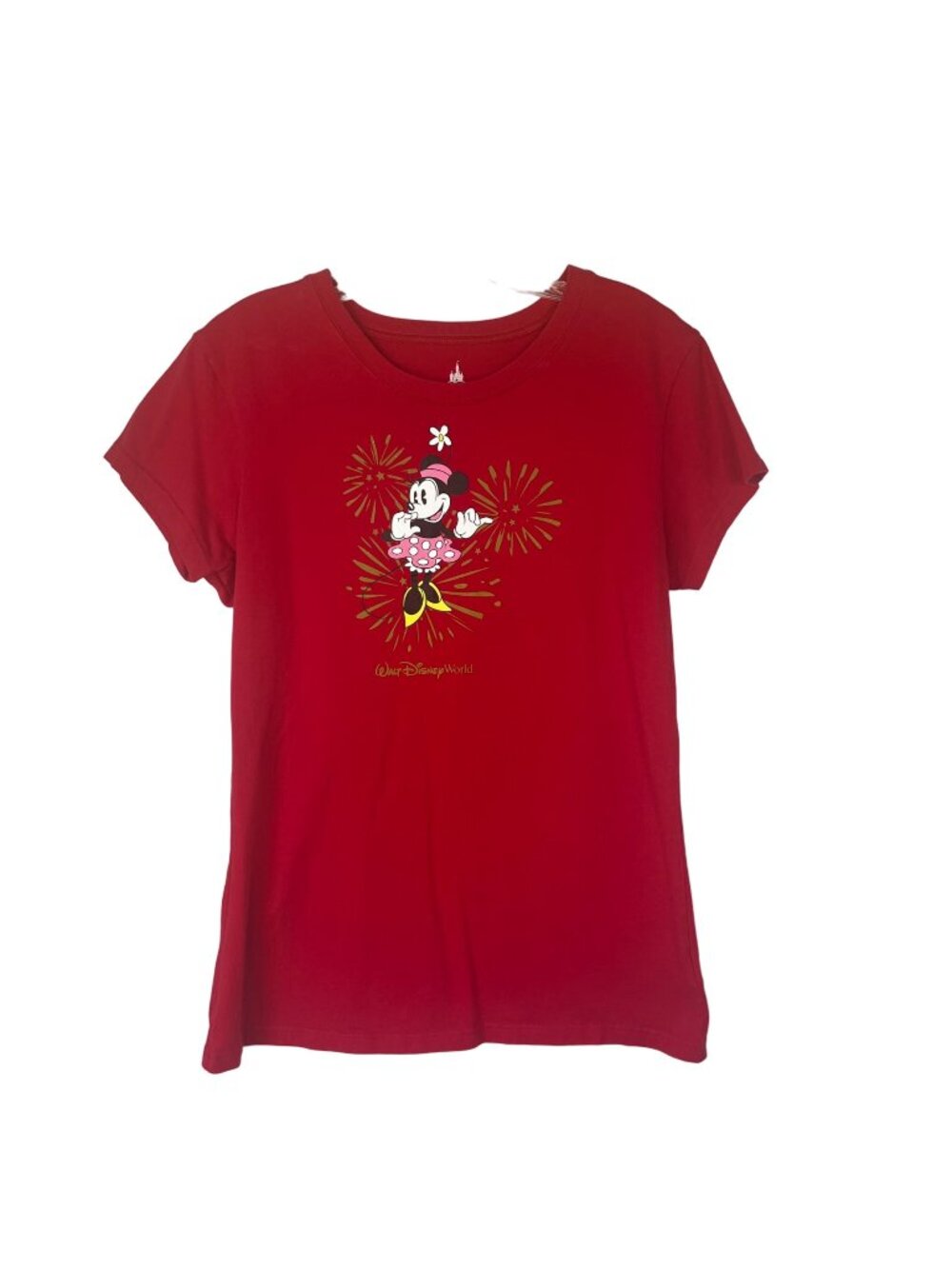 Walt Disney World Minnie Mouse Tshirt Large Red Disney Park Exclusive